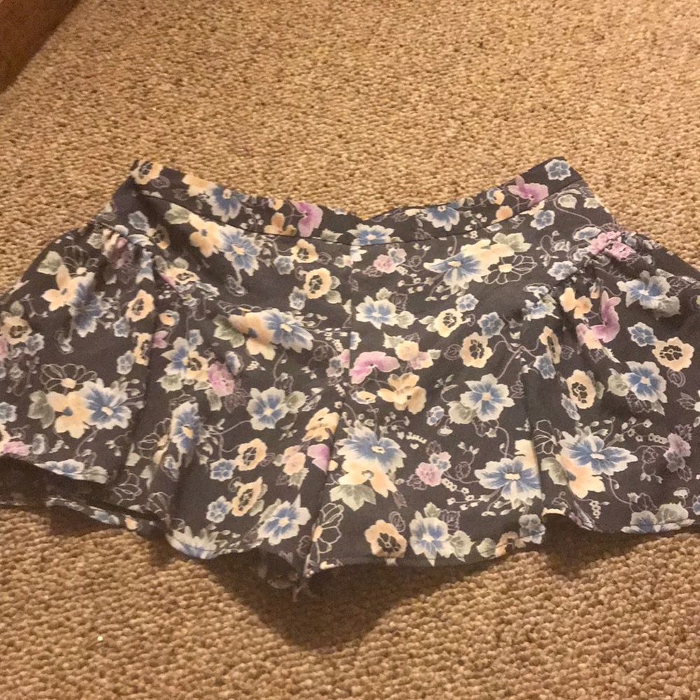Free People flowered shorts
